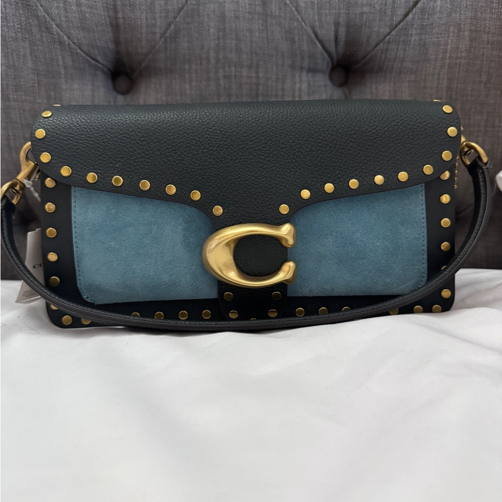 New. Never Used. Coach Tabby Shoulder Bag 26 In Colorblock With Rivets